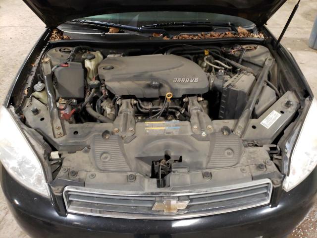 2G1WB58K181283220 - 2008 CHEVROLET IMPALA LS BLACK photo 11