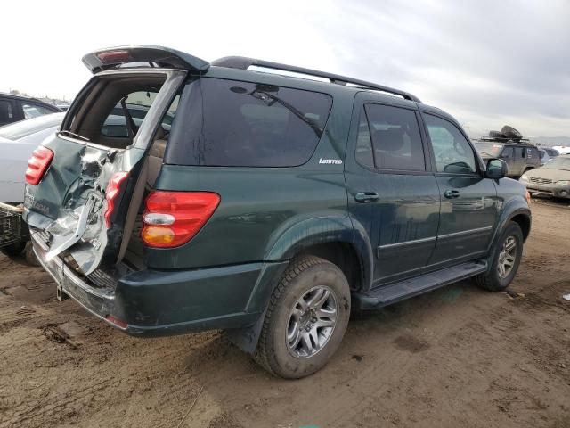 5TDBT48A43S176667 - 2003 TOYOTA SEQUOIA LIMITED GREEN photo 3