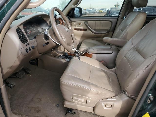 5TDBT48A43S176667 - 2003 TOYOTA SEQUOIA LIMITED GREEN photo 7