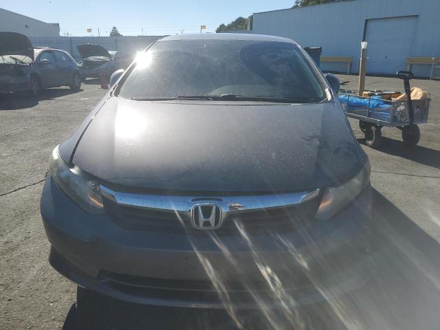 2HGFB2F54CH311581 - 2012 HONDA CIVIC LX GRAY photo 5