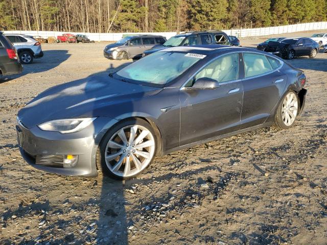 5YJSA1E25HF195807 - 2017 TESLA MODEL S ნაცრისფერი ფოტო 1