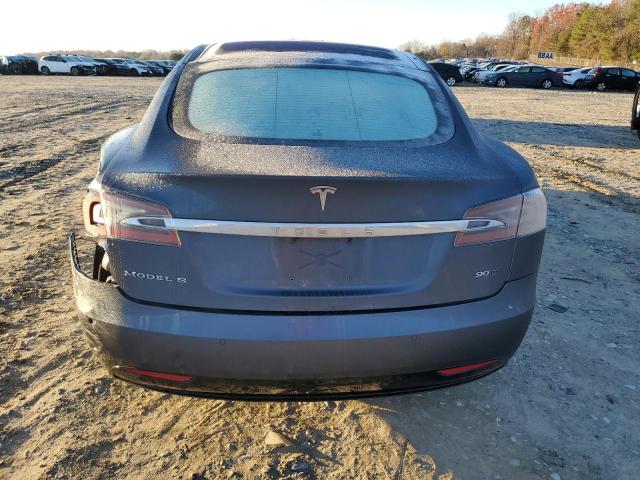 5YJSA1E25HF195807 - 2017 TESLA MODEL S ნაცრისფერი ფოტო 6