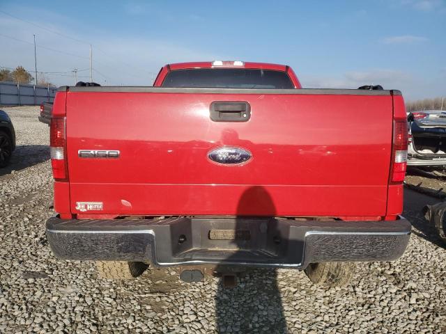 1FTRF14W48KD26197 - 2008 FORD F150 RED photo 6