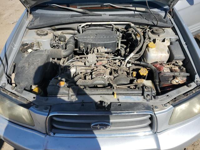 JF1SG65674H716587 - 2004 SUBARU FORESTER 2.5XS Сріблястий фото 11