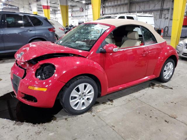 3VWPF31Y68M412819 - 2008 VOLKSWAGEN NEW BEETLE CONVERTIBLE S RED photo 1