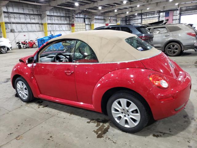 3VWPF31Y68M412819 - 2008 VOLKSWAGEN NEW BEETLE CONVERTIBLE S RED photo 2