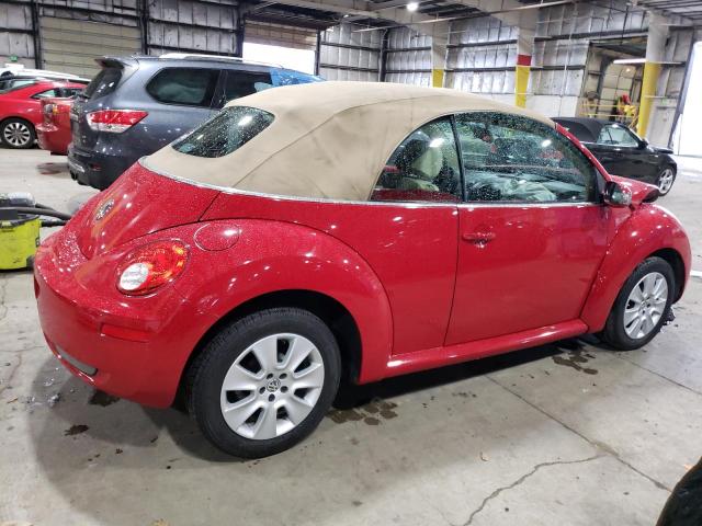 3VWPF31Y68M412819 - 2008 VOLKSWAGEN NEW BEETLE CONVERTIBLE S RED photo 3