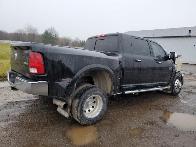 3C63DRML3CG125902 - 2012 DODGE RAM 3500 LARAMIE BLACK photo 3