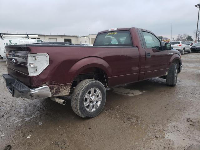 1FTRF14W39KB90839 - 2009 FORD F150 MAROON photo 3