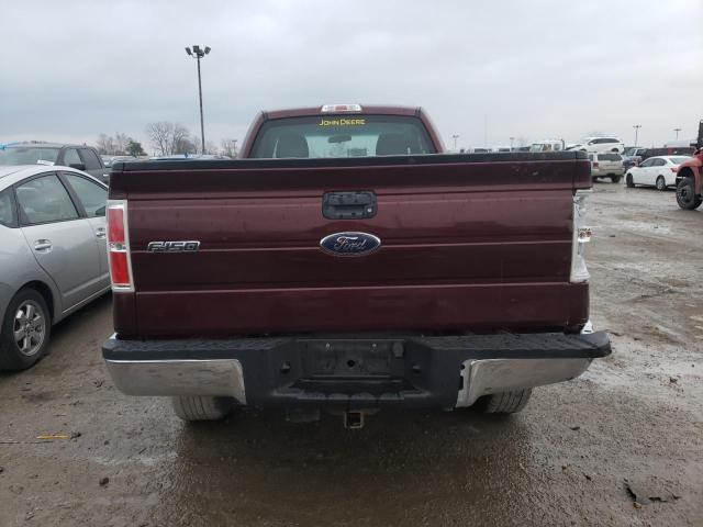 1FTRF14W39KB90839 - 2009 FORD F150 MAROON photo 6