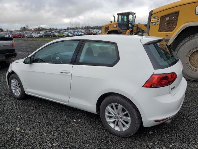 3VW817AUXFM055973 - 2015 VOLKSWAGEN GOLF WHITE photo 2