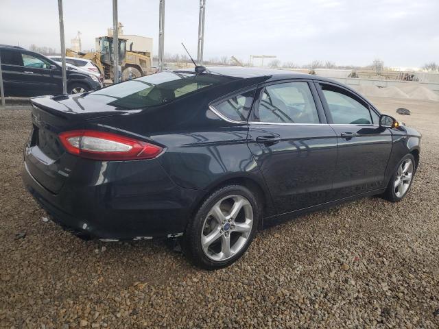 3FA6P0H93ER301044 - 2014 FORD FUSION SE BLACK photo 3