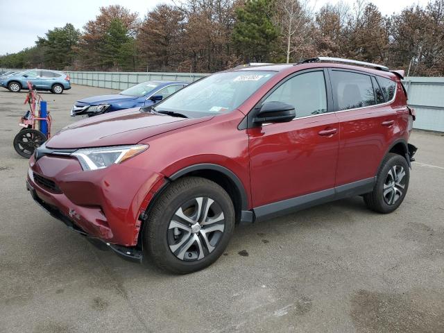 2T3BFREV4JW826279 - 2018 TOYOTA RAV4 LE RED photo 1