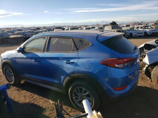 KM8J3CA41HU504474 - 2017 HYUNDAI TUCSON LIMITED BLUE photo 2