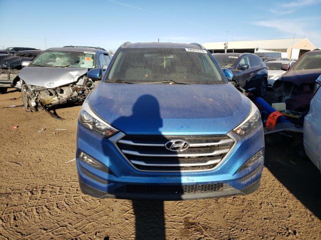 KM8J3CA41HU504474 - 2017 HYUNDAI TUCSON LIMITED BLUE photo 5