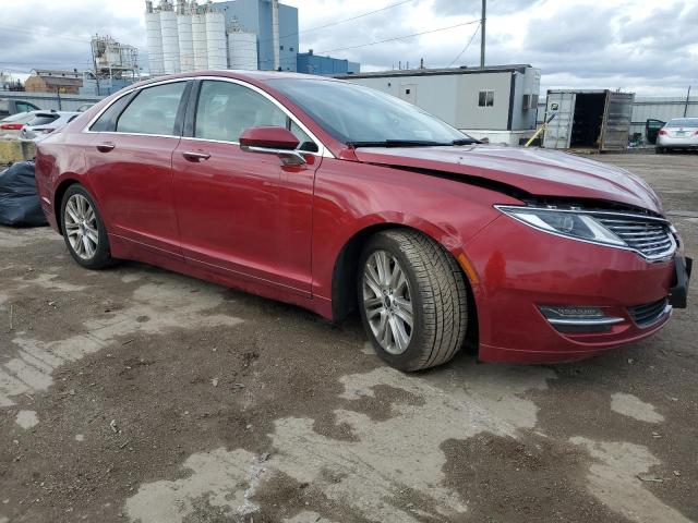 3LN6L2G99GR624483 - 2016 LINCOLN MKZ RED photo 4