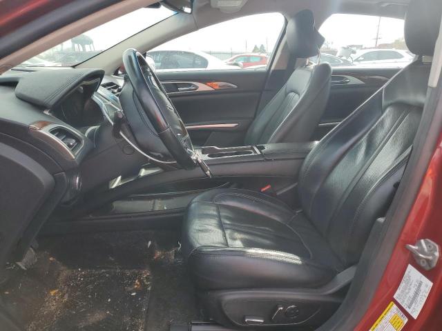 3LN6L2G99GR624483 - 2016 LINCOLN MKZ RED photo 7