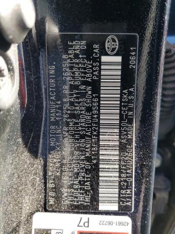 4T1BF1FK2FU495661 - 2015 TOYOTA CAMRY SE LE 黑色 照片 12