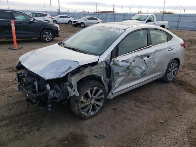 3KPC34A32KE072722 - 2019 HYUNDAI ACCENT LIMITED SILVER photo 1