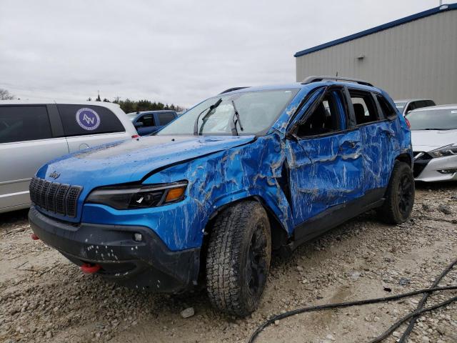 1C4PJMBX7KD410710 - 2019 JEEP CHEROKEE TRAILHAWK Mavi foto 1