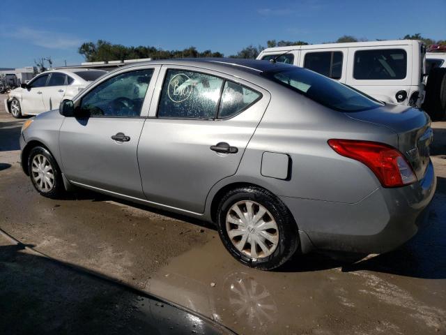 3N1CN7AP8EL855920 - 2014 NISSAN VERSA S SILVER photo 2