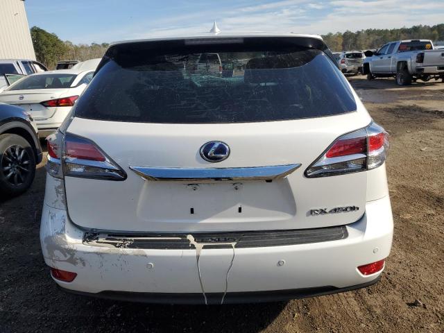 2T2ZB1BA7FC004540 - 2015 LEXUS RX 450H WHITE photo 6