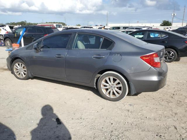 19XFB2F96CE037619 - 2012 HONDA CIVIC EXL გრაფიტი ფოტო 2