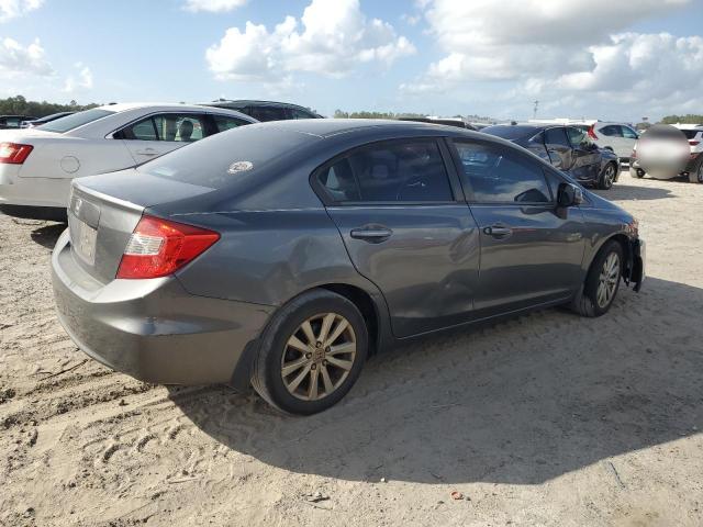 19XFB2F96CE037619 - 2012 HONDA CIVIC EXL გრაფიტი ფოტო 3