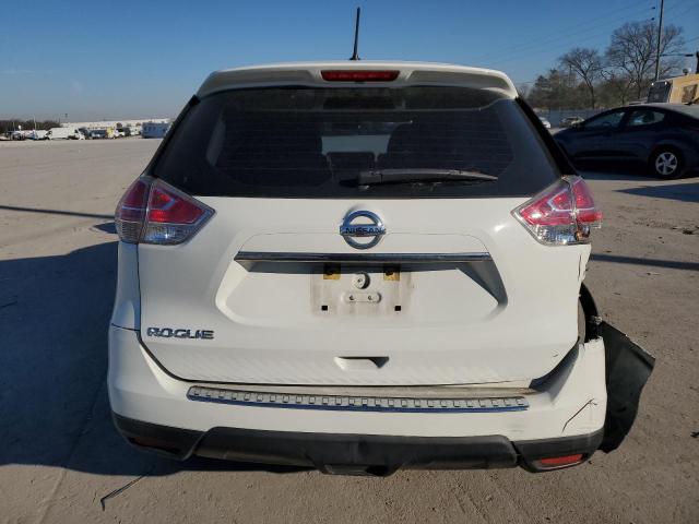 KNMAT2MT1FP570651 - 2015 NISSAN ROGUE S WHITE photo 6