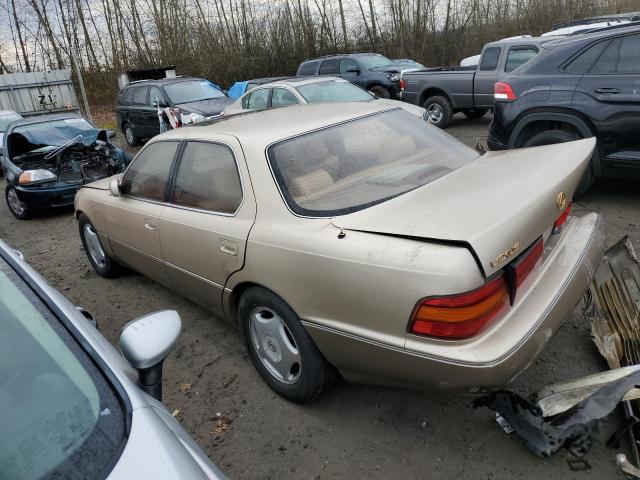 JT8UF11E1P0168142 - 1993 LEXUS LS 400 GOLD photo 2