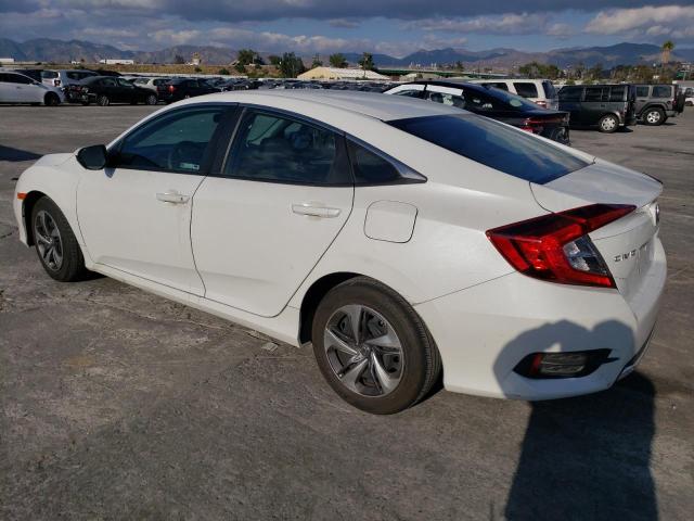 2HGFC2F66LH549390 - 2020 HONDA CIVIC LX WHITE photo 2