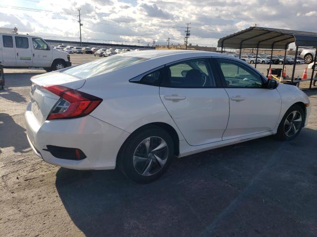 2HGFC2F66LH549390 - 2020 HONDA CIVIC LX WHITE photo 3