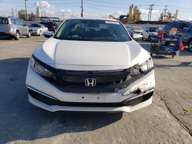 2HGFC2F66LH549390 - 2020 HONDA CIVIC LX WHITE photo 5