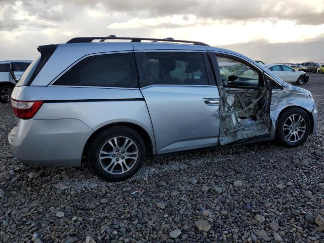 5FNRL5H42DB026836 - 2013 HONDA ODYSSEY EX SILVER photo 3