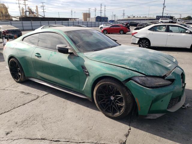 WBS33AZ03PCL91837 - 2023 BMW M4 COMPETITION GREEN photo 4