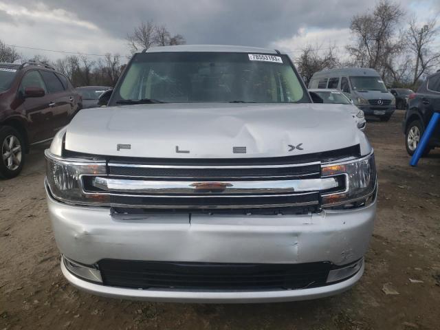 2FMHK6C81KBA39713 - 2019 FORD FLEX SEL SILVER photo 5