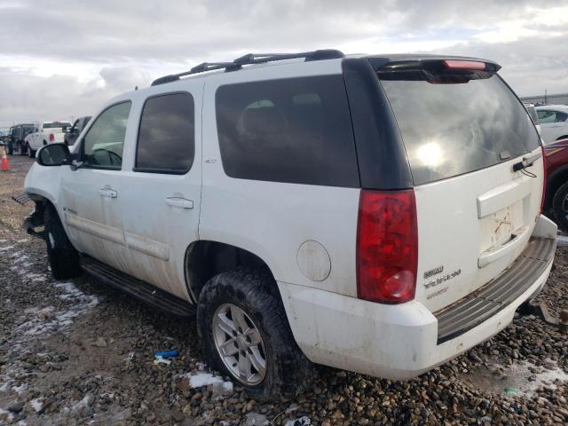 1GKFK13007J218003 - 2007 GMC YUKON WHITE photo 2