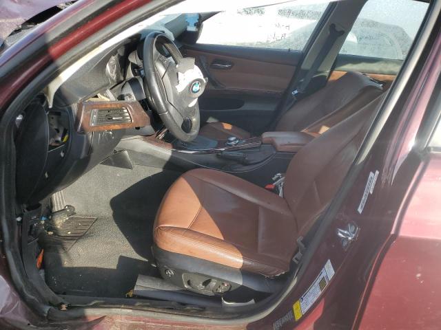 WBAVC93558K041987 - 2008 BMW 328 XI MAROON photo 7