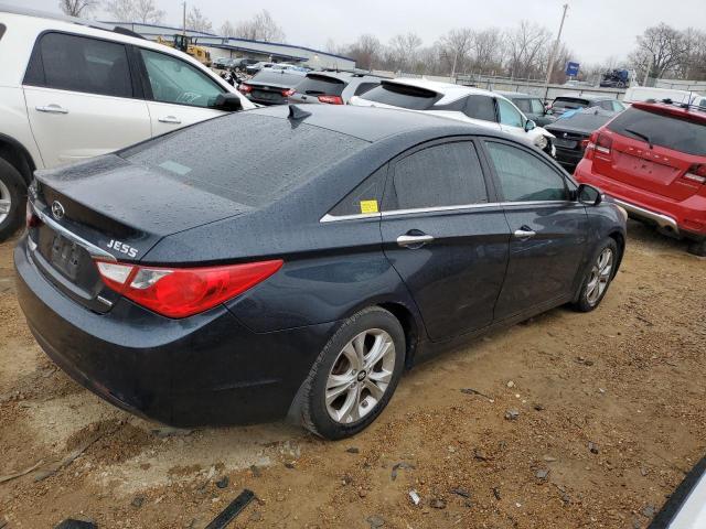 5NPEC4AC1BH107027 - 2011 HYUNDAI SONATA SE BLUE photo 3