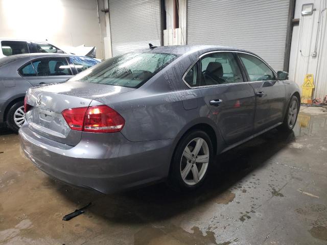 1VWBP7A38DC117932 - 2013 VOLKSWAGEN PASSAT SE GRAY photo 3