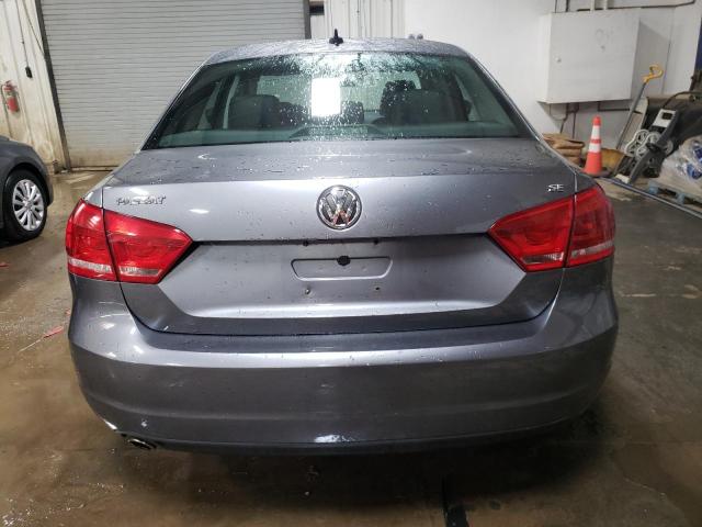 1VWBP7A38DC117932 - 2013 VOLKSWAGEN PASSAT SE GRAY photo 6