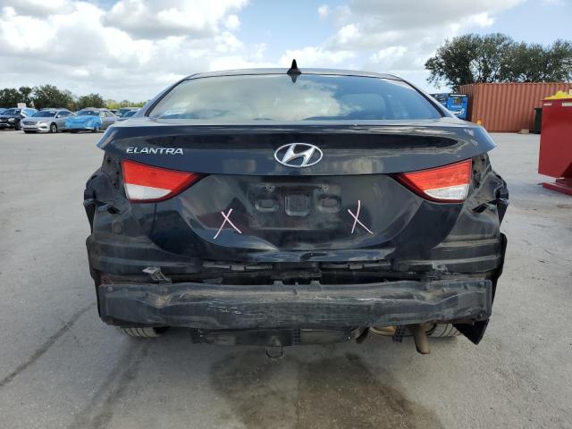 KMHDH4AE2CU361816 - 2012 HYUNDAI ELANTRA GLS BLACK photo 6