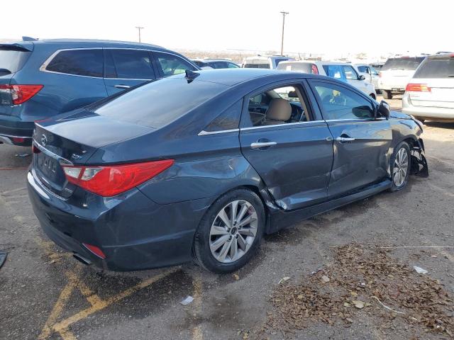 5NPEC4AB5EH912007 - 2014 HYUNDAI SONATA SE BLUE photo 3