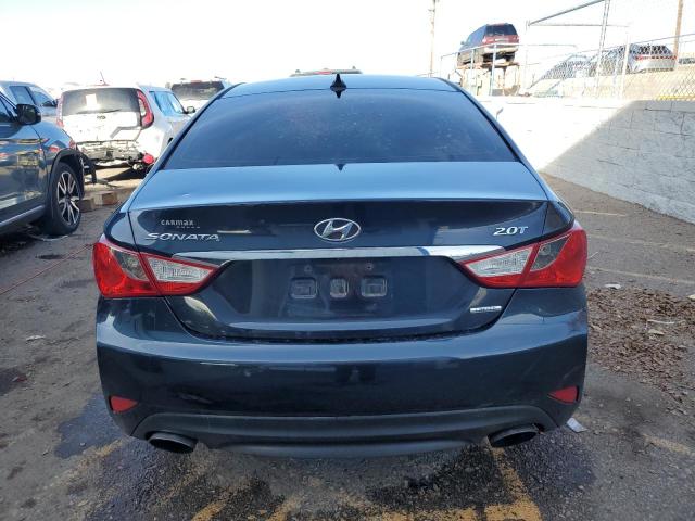 5NPEC4AB5EH912007 - 2014 HYUNDAI SONATA SE BLUE photo 6