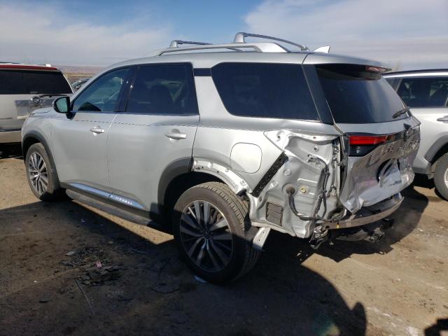 5N1DR3DH1NC223108 - 2022 NISSAN PATHFINDER PLATINUM SILVER photo 2