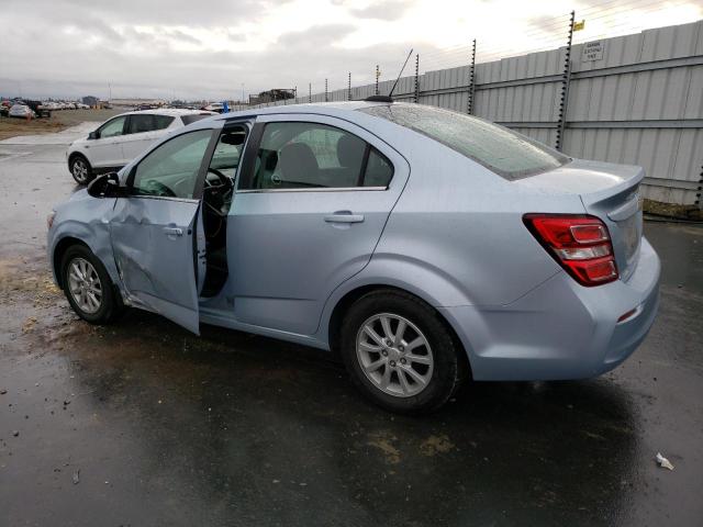 1G1JD5SG6J4109405 - 2018 CHEVROLET SONIC LT SILVER photo 2