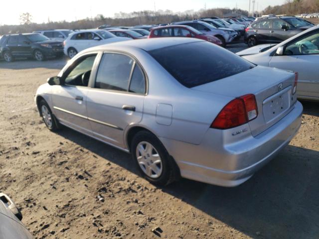 1HGES16355L011350 - 2005 HONDA CIVIC DX VP SILVER photo 2