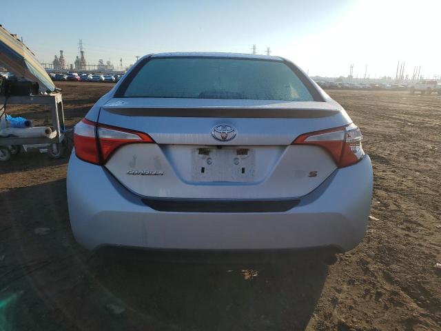 5YFBURHEXGP370146 - 2016 TOYOTA COROLLA L SILVER photo 6