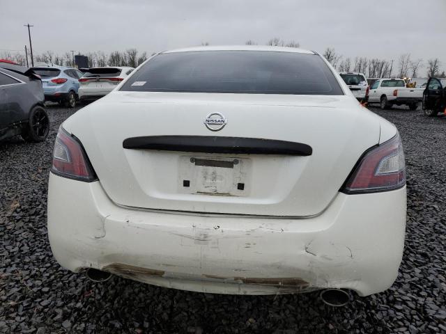 1N4AA5AP0EC445098 - 2014 NISSAN MAXIMA S WHITE photo 6