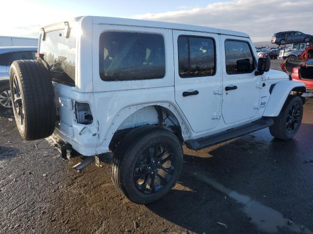 1C4JJXP69NW185500 - 2022 JEEP WRANGLER U SAHARA 4XE WHITE photo 3